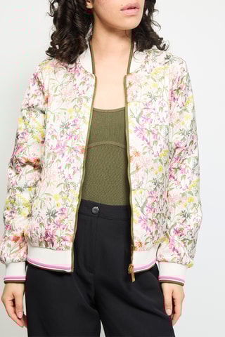 Baseball Jasje - Ecru en Fuchsia