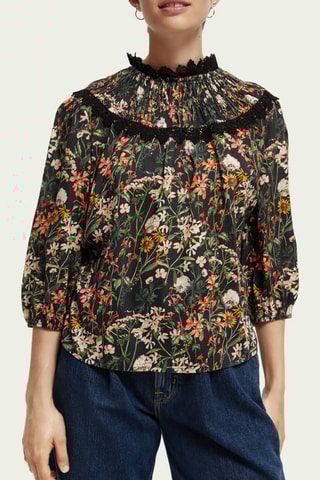 Top - Donkergroen en Zwart