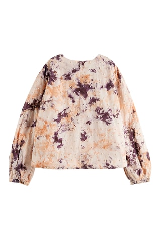 Top Dip and Dye - Ecru en Paars