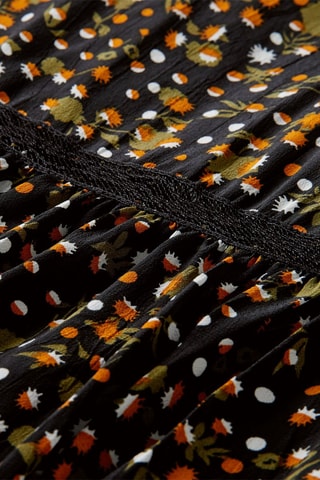 Jurk met Ruches 
Multicolor