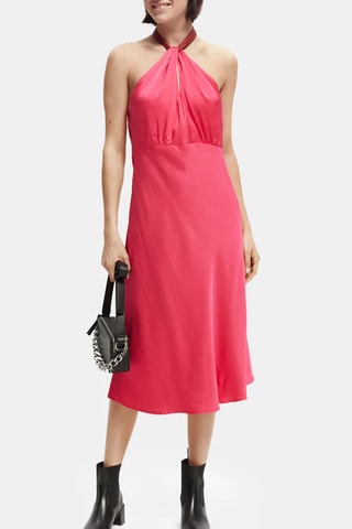 Midi-jurk Fuchsia