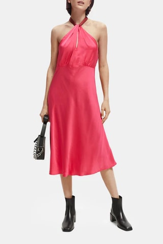 Midi-jurk Fuchsia