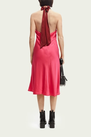 Midi-jurk Fuchsia