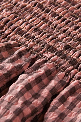 Midi-jurk - Bordeauxrood