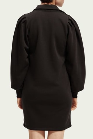 Biologisch Katoenen Sweater-jurk- Zwart