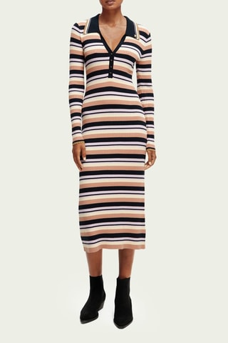 Trui-jurk - Zwart en Wit