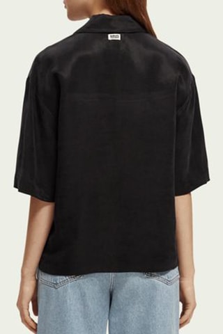 Linnen Blouse - Zwart