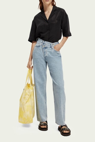 Linnen Blouse - Zwart