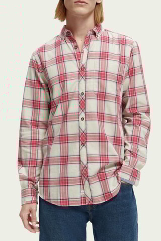 Blouse - Wit en Rood