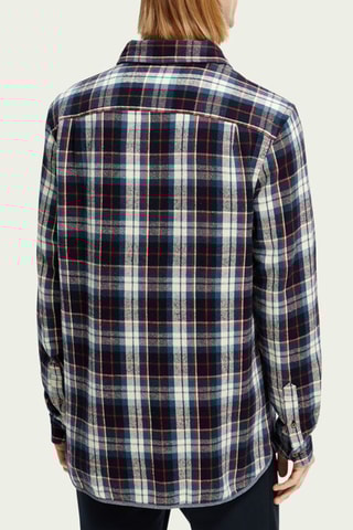 Overhemd Regular Fit - Blauw en Wit