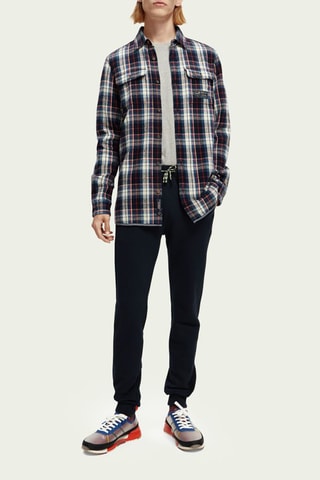 Overhemd Regular Fit - Blauw en Wit