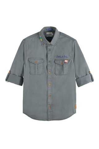 Overhemd Regular Fit - Donkergrijs