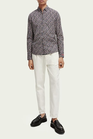 Overhemd Slim Fit - Marineblauw