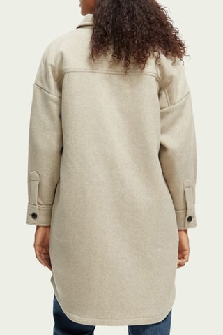 Wollen Oversized Tuniek - Beige