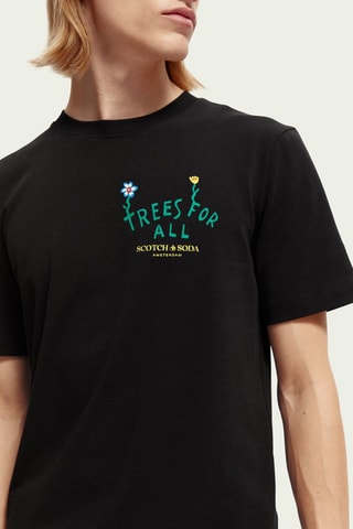 T-shirt en coton biologique - Noir