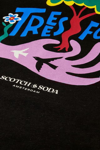 T-shirt en coton biologique - Noir