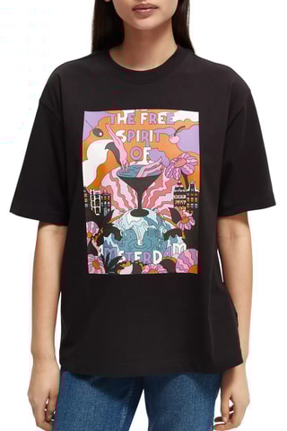 Biologisch Katoenen T-shirt Zwart