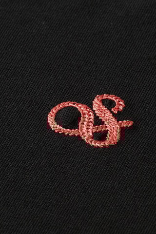 Biologisch Katoenen T-shirt Regular - Zwart