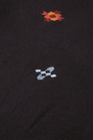 Biologisch Katoenen Sweater met Capuchon 
Zwart