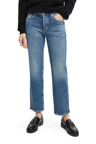 Jeans recht model - Blauw