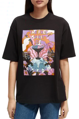 Biologisch Katoenen T-shirt - Zwart