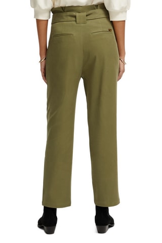 Pantalon taille haute - Kaki