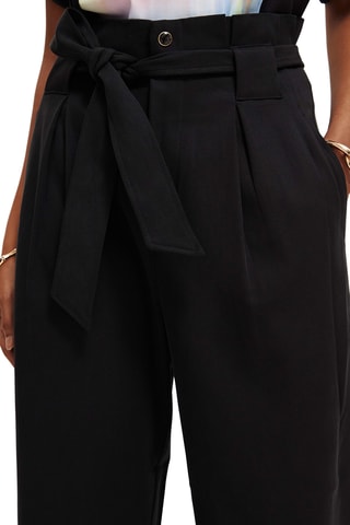 Pantalon taille haute - Noir