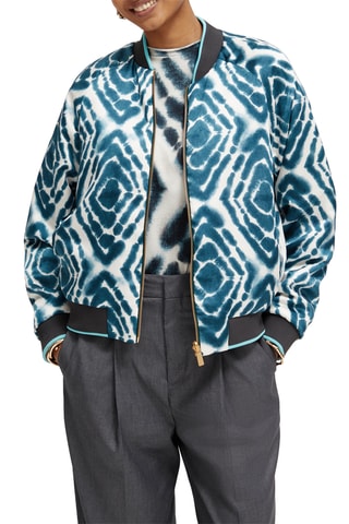 Dubbelzijdig Bomberjack - Groen en Blauw