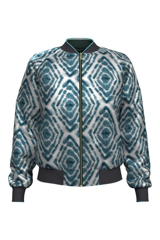 Dubbelzijdig Bomberjack - Groen en Blauw