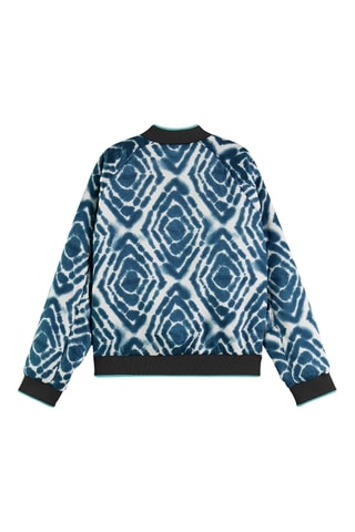 Dubbelzijdig Bomberjack - Groen en Blauw