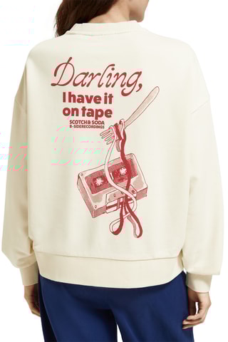 Sweat en coton biologique - Écru