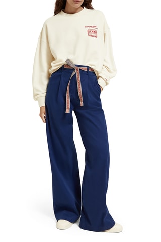 Sweat en coton biologique - Écru