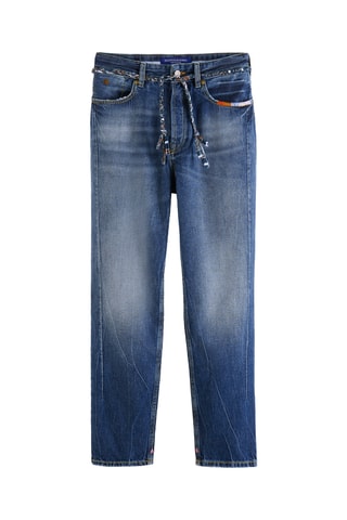 Biologisch Katoenen Jeans Boyfriend- Marineblauw