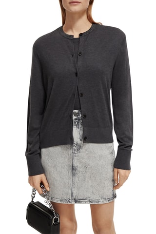 Vest - Gemêleerd Donkergrijs