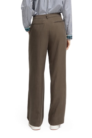 Broek wide legs - Taupe