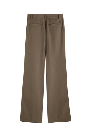 Broek wide legs - Taupe