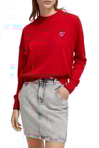 Merinoswollen Trui Rood