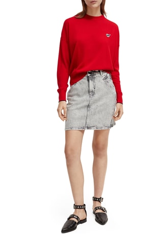 Merinoswollen Trui Rood