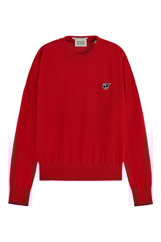 Merinoswollen Trui Rood