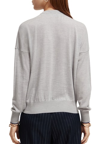 Merinoswollen Trui Gemêleerd Lichtgrijs