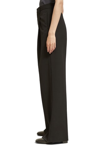 Broek wide legs - Zwart