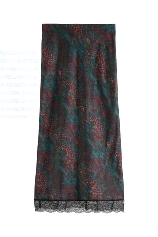 Midirok Hoge Taille - Zwart