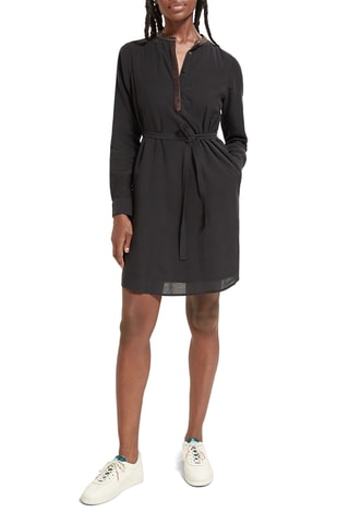 Biologisch Katoenen Jurk Zwart