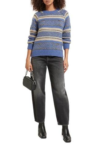 Alpacawollen Trui Blauw