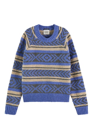 Alpacawollen Trui Blauw