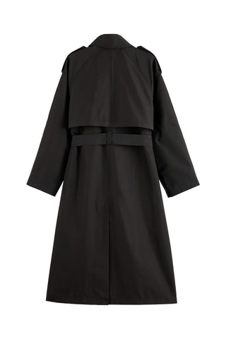 Oversized trenchcoat- Zwart