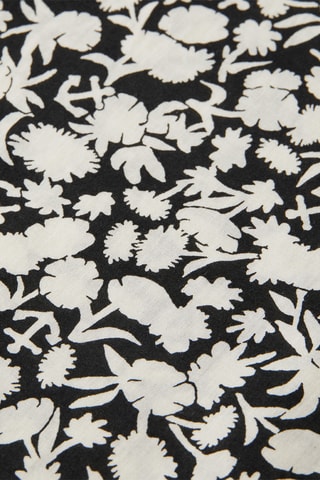 Blouse van biologisch katoen. Zwart