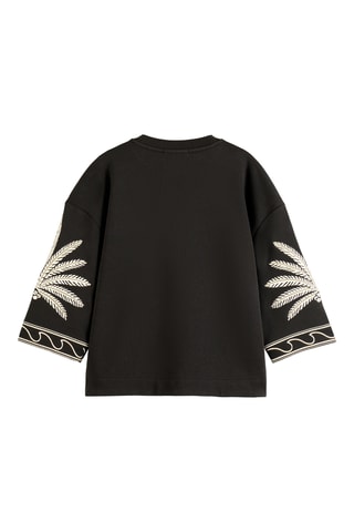 Biologisch Katoenen Sweater - Zwart