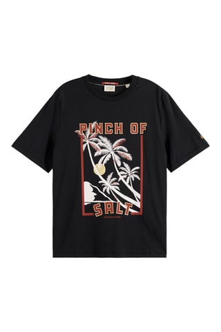 Biologisch Katoenen T-shirt relaxed-fit - Zwart