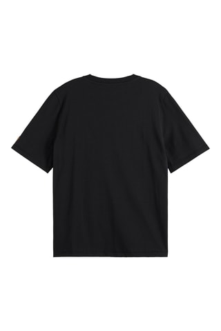 Biologisch Katoenen T-shirt relaxed-fit - Zwart